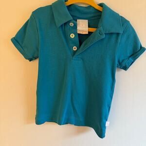 Bella Bliss Toddler Polo Shirt – Classic Blue – Size 2
